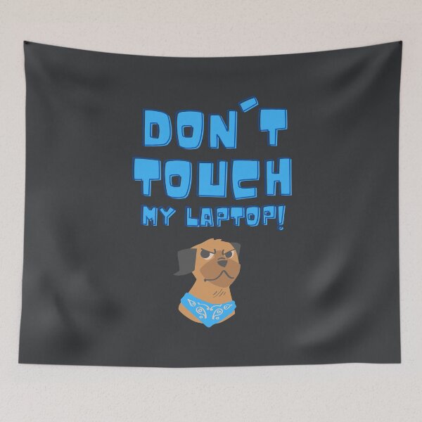 Item preview, Don't touch my laptop!  designed and sold by AlinaOz.