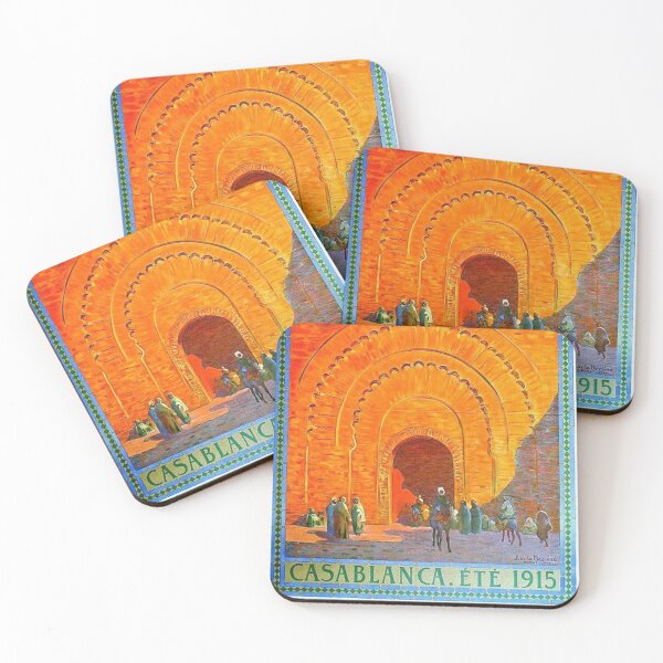 Item preview, Casablanca Morocco - 1915 - Vintage Travel Print - Morocco Vintage Travel designed and sold by cutesy.