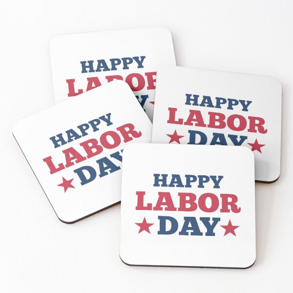 Item preview, Happy Labor Day With 2 Stars designed and sold by FoxLand.