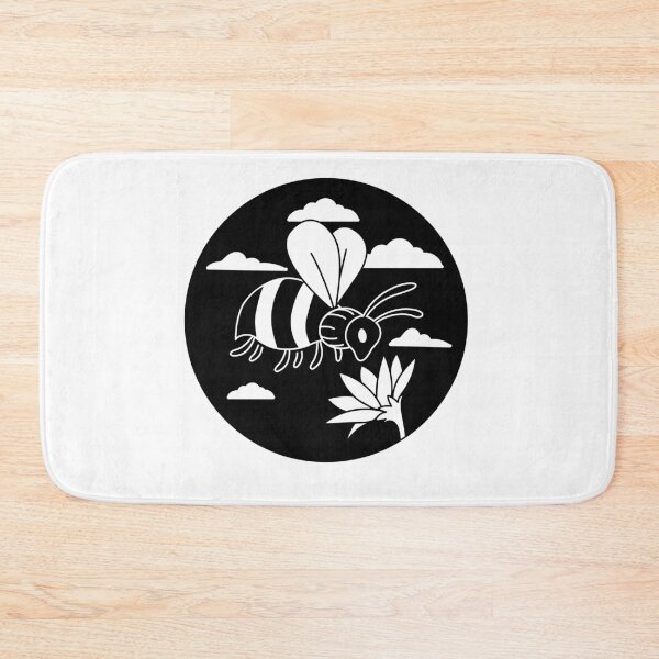 Item preview, Bee with a flower. designed and sold by DesignedBySnip.