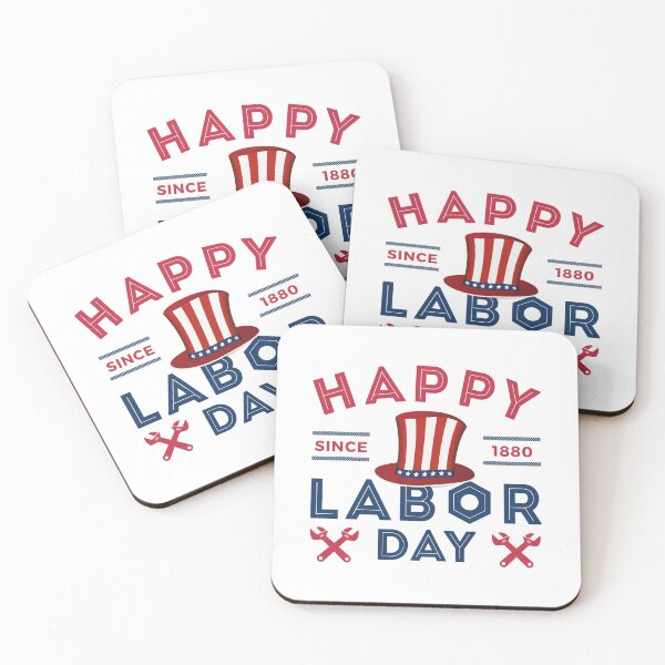 Item preview, Happy Labor Day Since 1880 designed and sold by FoxLand.