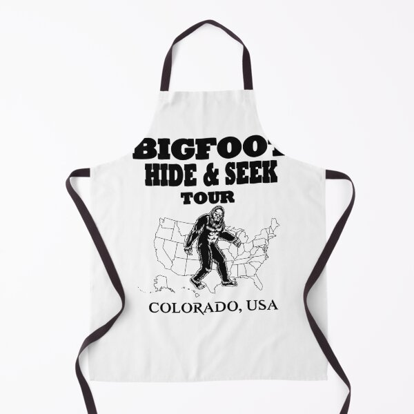 Item preview, Bigfoot Hide & Seek COLORADO USA concert style tee gift idea designed and sold by BRtisticDesigns.