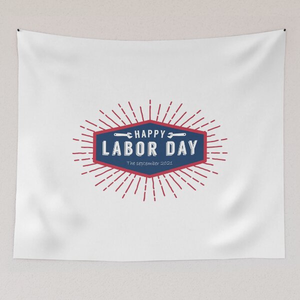 Item preview, Happy Labor Day The September 2021 designed and sold by FoxLand.