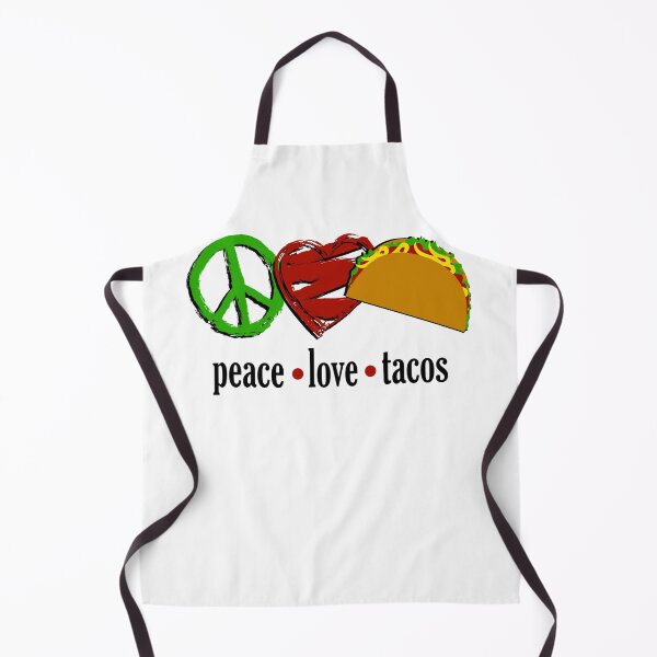 Item preview, Peace Love Tacos-gift idea for taco lovers designed and sold by BRtisticDesigns.