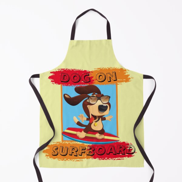 Item preview, Dog on Surfboard designed and sold by HandyDesign22.