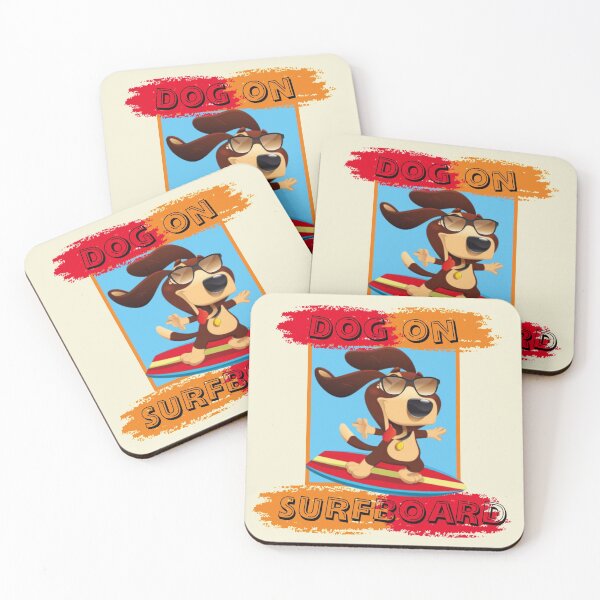 Item preview, Dog on Surfboard designed and sold by HandyDesign22.