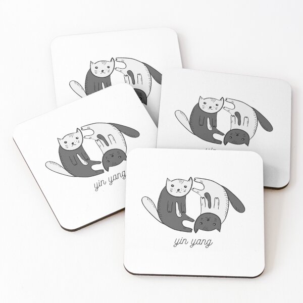 Item preview, Yin Yang Cats  designed and sold by Maria de Sousa Osorio.