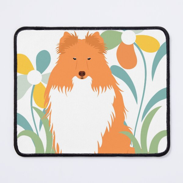 Item preview, Shetland Sheepdog and Flower designed and sold by Lulupainting.