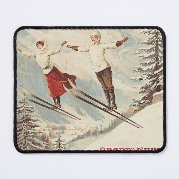 Artikelvorschau, Chamonix Vintage Ski entworfen und verkauft von cutesy.