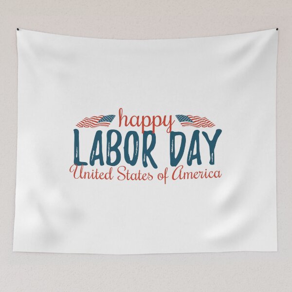 Item preview, Happy Labor Day United States Of America designed and sold by FoxLand.