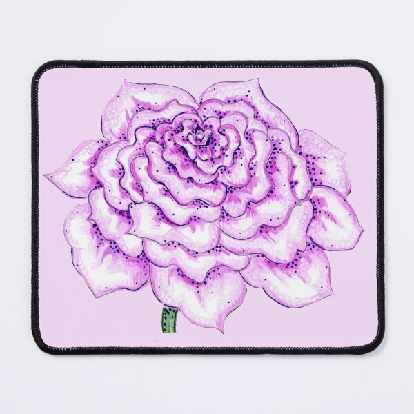 Item preview, Pink Spotted Cabbage Rose designed and sold by Michelebuttons.
