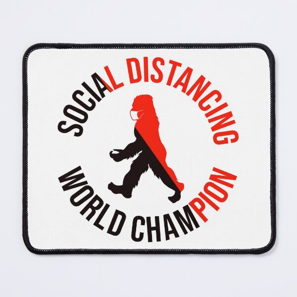 Item preview, Bigfoot Social Distancing World Champion gift for Bigfoot lovers designed and sold by BRtisticDesigns.