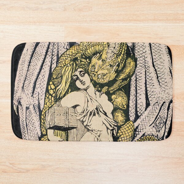Item preview, A Demonic creature attacking a bound woman designed and sold by Vintage Designs +.