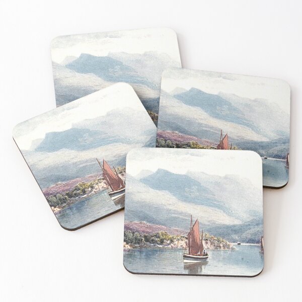 Item preview, Vintage Illustration of Loch Lochy, Caledonian Canal designed and sold by yourscotland.
