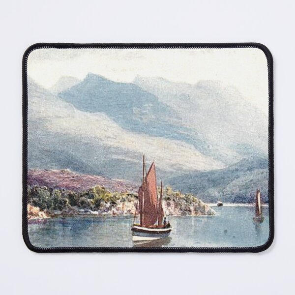 Item preview, Vintage Illustration of Loch Lochy, Caledonian Canal designed and sold by yourscotland.