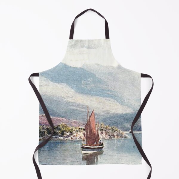 Item preview, Vintage Illustration of Loch Lochy, Caledonian Canal designed and sold by yourscotland.