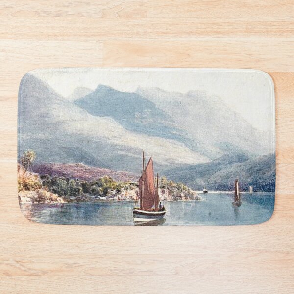 Item preview, Vintage Illustration of Loch Lochy, Caledonian Canal designed and sold by yourscotland.