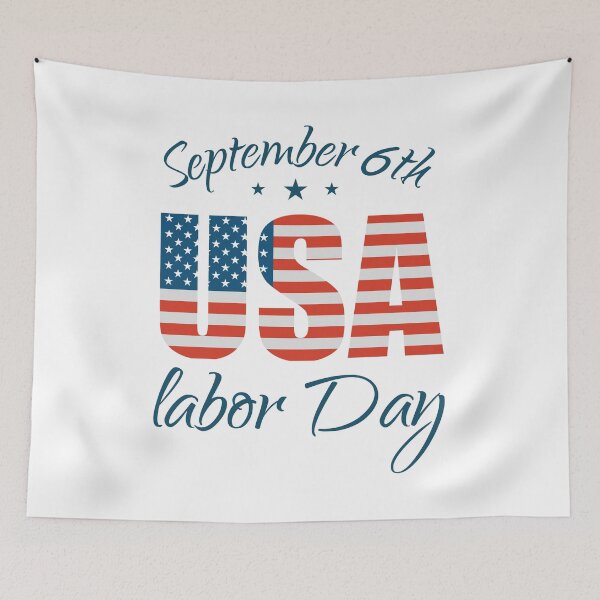 Item preview, September 6th USA Labor Day designed and sold by FoxLand.