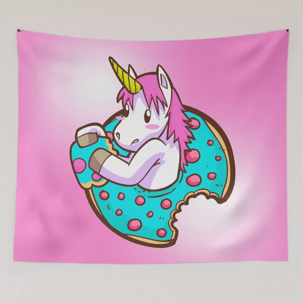 Item preview, Unicorn Eats Sweet Treats  designed and sold by bohokitty.