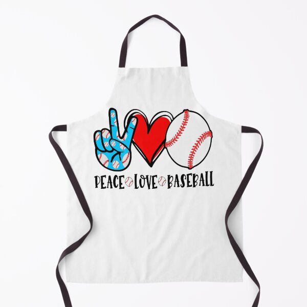 Item preview, Peace Love Baseball gift idea for men women or kids who play or love the game designed and sold by BRtisticDesigns.