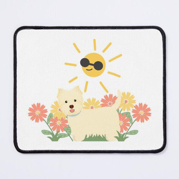 Item preview, Happy West Highland White Terrier in the Sunshine designed and sold by Lulupainting.