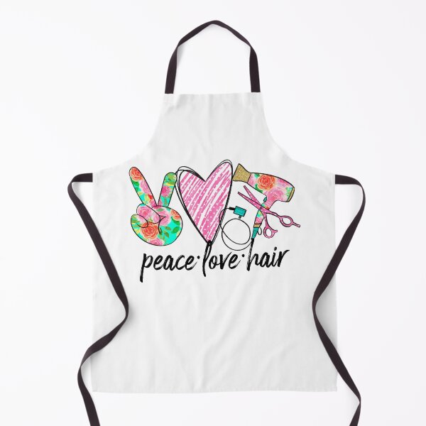 Item preview, Peace Love Hair Gift idea for hair stylists designed and sold by BRtisticDesigns.
