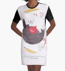 Haruki Murakami ist südlich der Grenze, westlich der Sonne Aquarell Novel Illustration T-Shirt Kleid