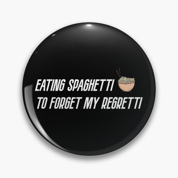 Item preview, Eating spaghetti to forgetti my regretti T-Shirt Foodie man gifts Foodie woman gifts designed and sold by ZackCraft.