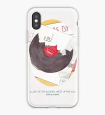 Haruki Murakami's South of the Border, West of the Sun Watercolour Novel Illustration iPhone Case