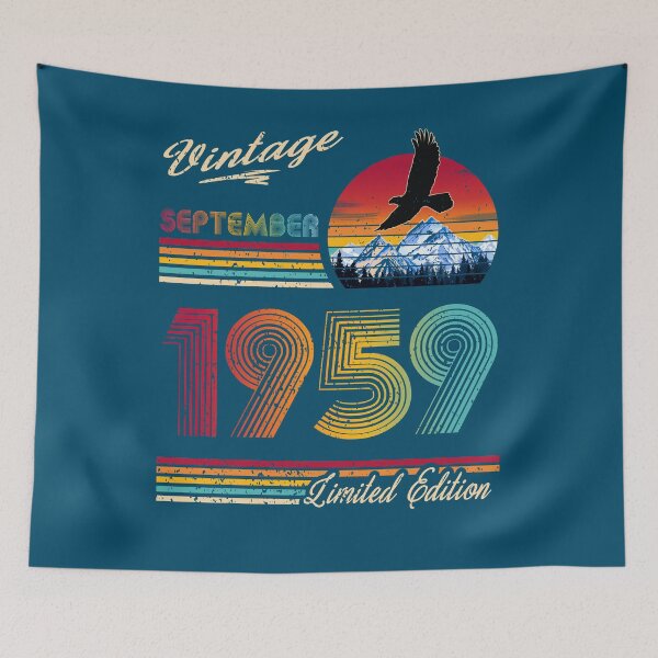 Item preview, September 1959 Birthday designed and sold by GreenSplash.
