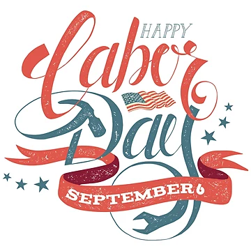 Artwork thumbnail, Hand Lettering Happy Labor Day In September by FoxLand