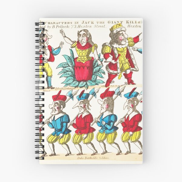 Item preview, Vibrant characters from Jack the Giant Killer vintage illustration designed and sold by Vintage Designs +.