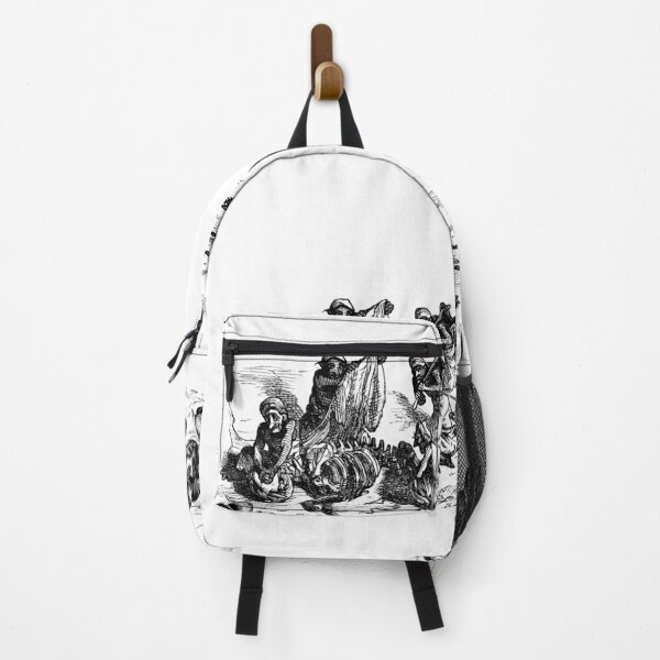 Item preview, Vampires preparing a zombie lion - vintage illustration designed and sold by Vintage Designs +.