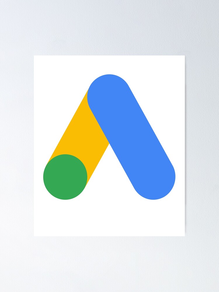 "Google Ads Logo Icon Gift for Google Ads fan" Poster for Sale by