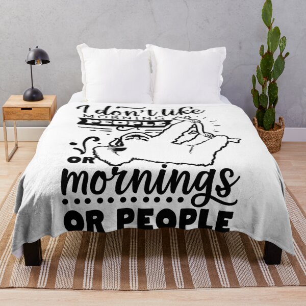 Item preview, I don’t like morning people or mornings or people- Funny men’s and women’s introvert sayings designed and sold by Designs Of all kinds.