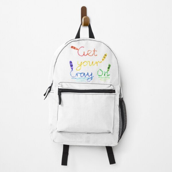 Item preview, Get your cray on drawing in crayons red yellow and blue back to school logo designed and sold by leiriin.