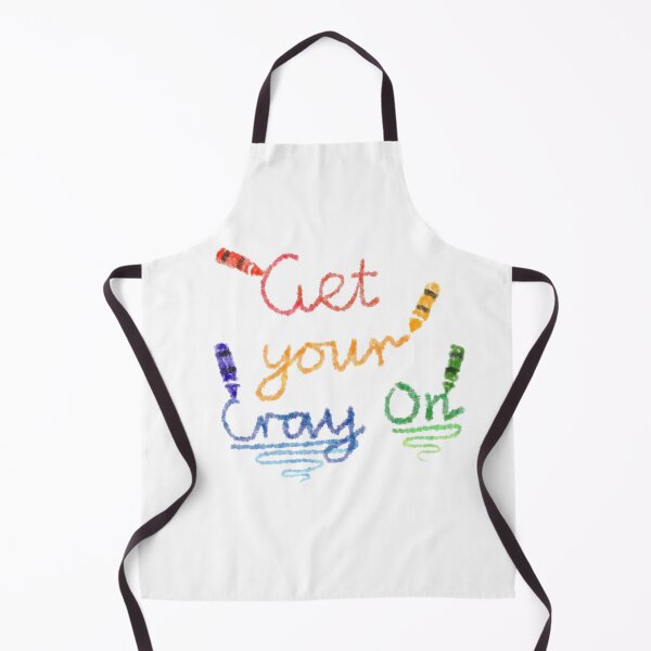 Item preview, Get your cray on drawing in crayons red yellow and blue back to school logo designed and sold by leiriin.