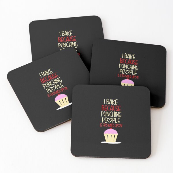 Item preview, I Bake Because Punching People Is Frowned Upon Baking Gift designed and sold by stagnittae.
