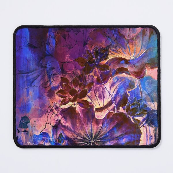 Item preview, Violet Blue Lotus Spirit designed and sold by KarolArtWork.