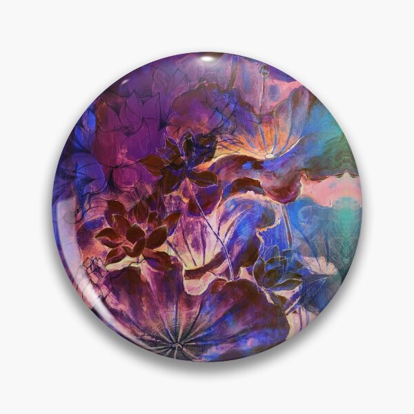 Item preview, Violet Blue Lotus Spirit designed and sold by KarolArtWork.