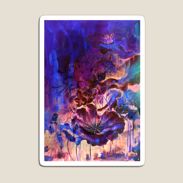 Item preview, Violet Blue Lotus Spirit designed and sold by KarolArtWork.