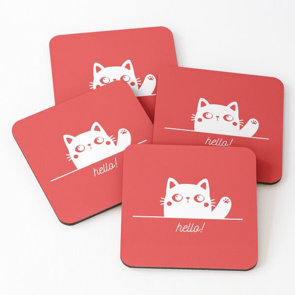 Item preview, Fun cat - hello! designed and sold by Maria de Sousa Osorio.