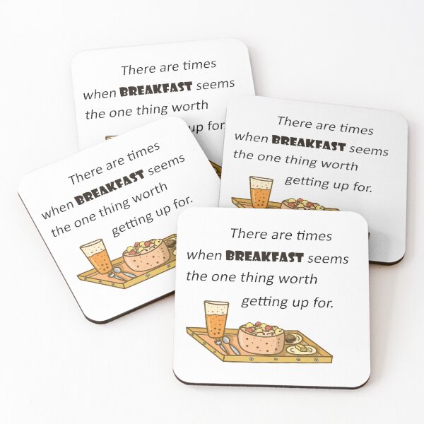 Item preview, Breakfast lover quote designed and sold by EvaMelindy.
