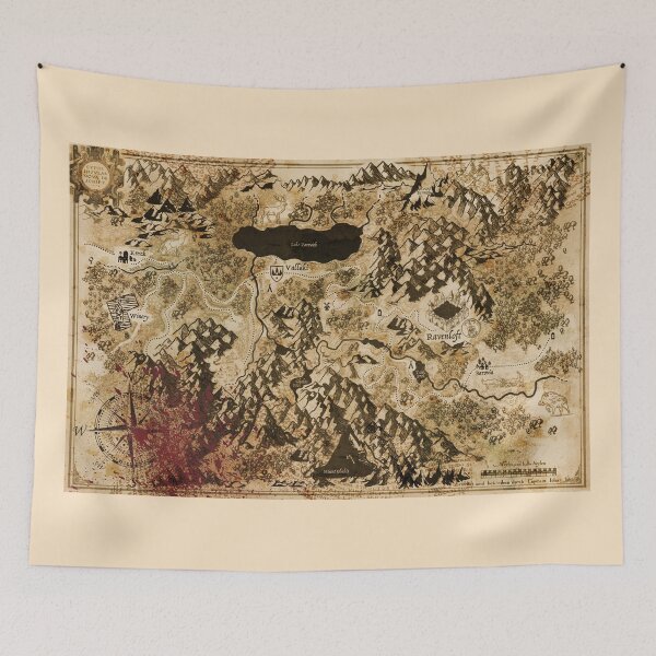 Item preview, Dr. Rudolf Van Richten's Annotated Map Of Barovia designed and sold by DGthenew1D.