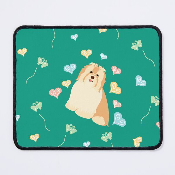 Item preview, Happy Havanese Dog and Butterflies designed and sold by Lulupainting.