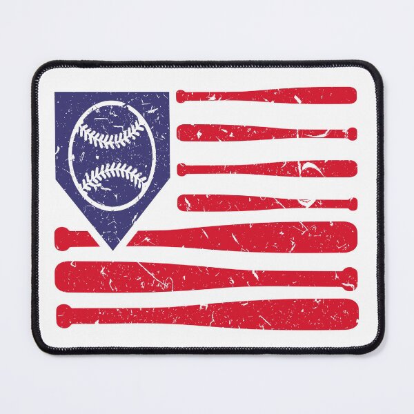 Item preview, American Flag baseball gift designed and sold by BRtisticDesigns.