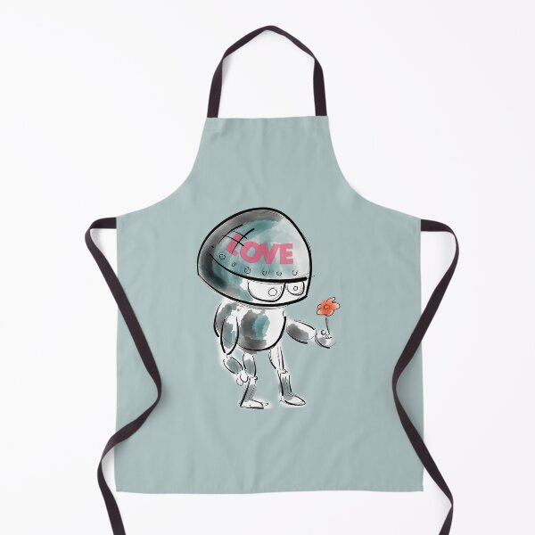 Item preview, A Painted Robot Holds A Flower designed and sold by Phantasmal-2-do.