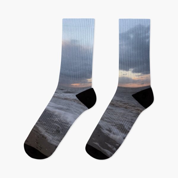 Item preview, Sunset Over Wavy Seas designed and sold by KMHPhotography.