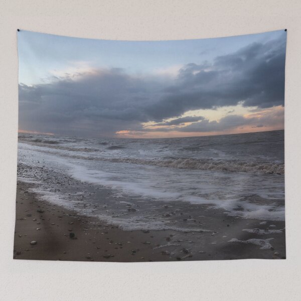 Item preview, Sunset Over Wavy Seas designed and sold by KMHPhotography.