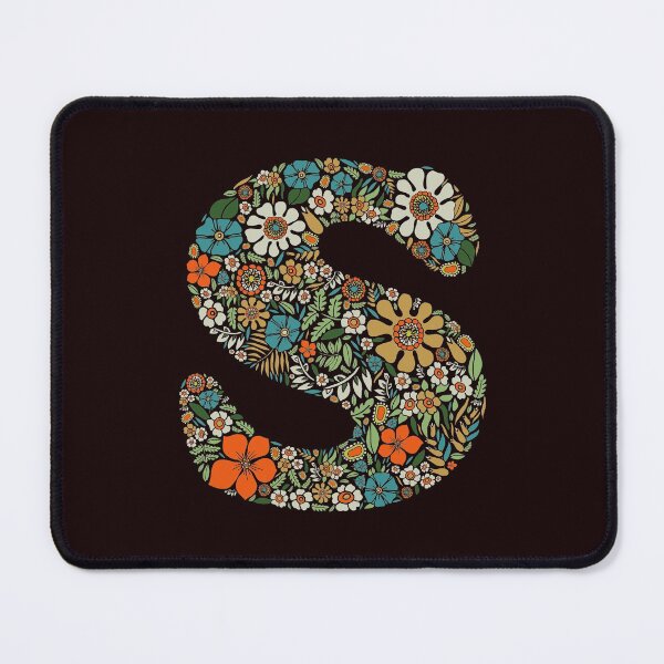 Item preview, Hippie Floral Letter S designed and sold by zeljkica.